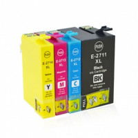 Conjunto 4 Tinteiros Compatíveis Epson 27XL - T2711/2/3/4